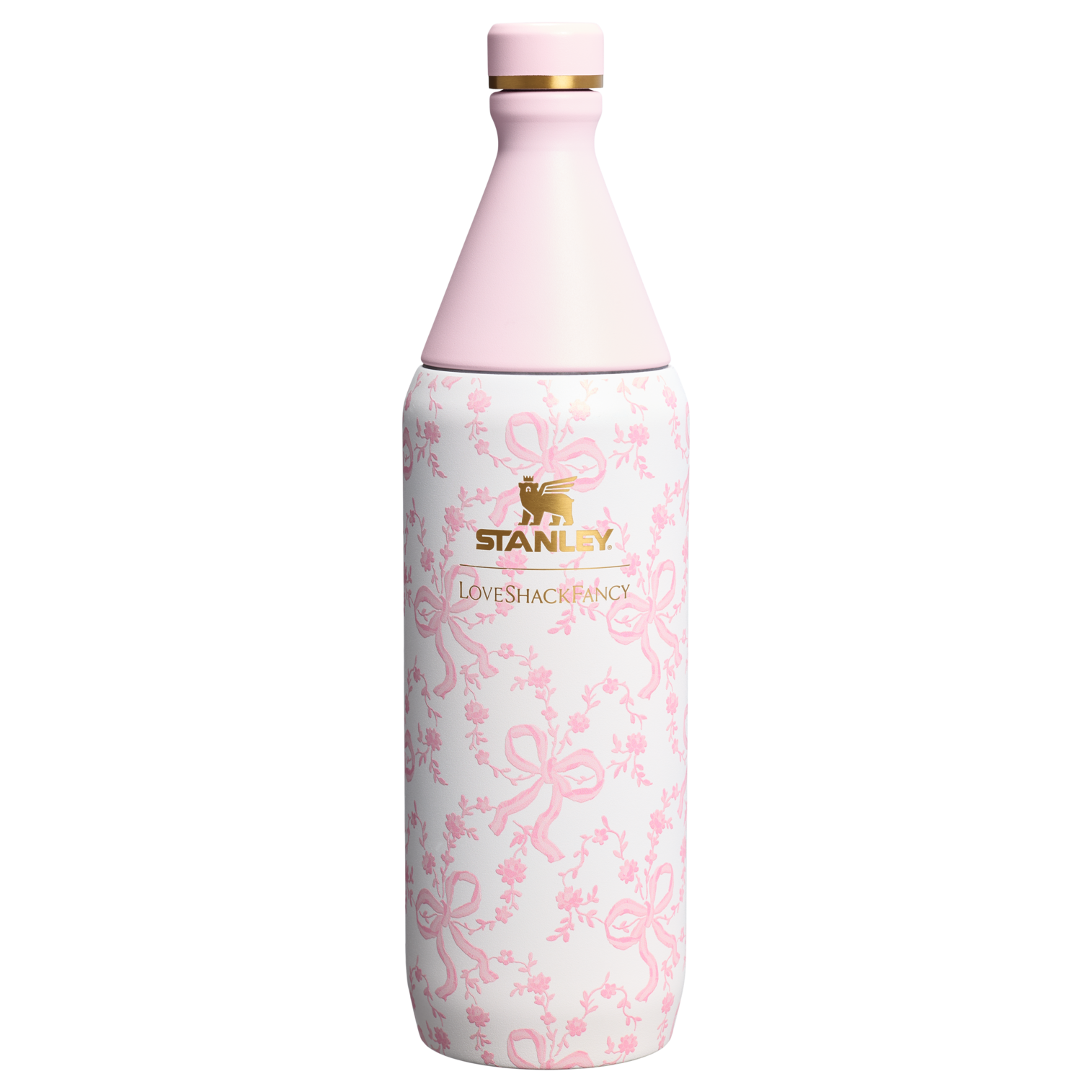 Stanley 1913 x LoveShackFancy Holiday All Day Slim Bottle | 34 OZ - Image 4
